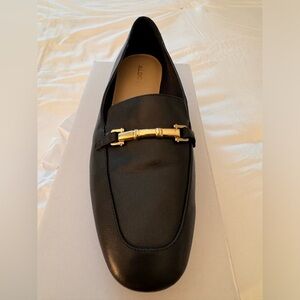 ALDO black leather loafers-